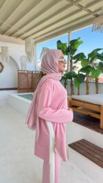 Leo Oyşo Takım - Toz Pembe - Görsel 6