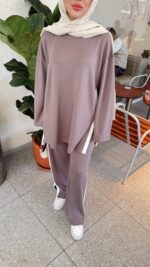 Leo Oyşo Takım - Pembemsi Vizon - Görsel 4