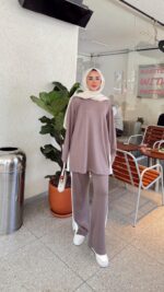 Leo Oyşo Takım - Pembemsi Vizon - Görsel 5