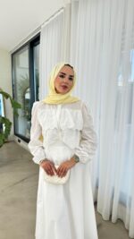 Fleur Fisto Takım - Beyaz - Görsel 4