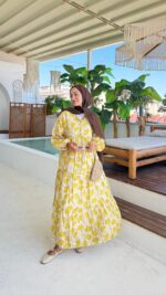 Mila Elbise - Sarı - Görsel 2