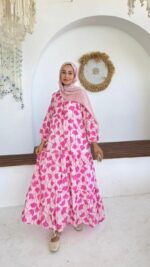 Mila Elbise - Pembe - Görsel 5