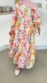 Miya Elbise - Toz Pembe - Görsel 8