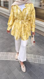 Blurr Gömlek - Sarı - Görsel 6