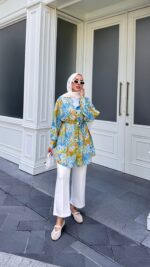 Ferida Gömlek - Mavi