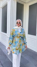 Ferida Gömlek - Mavi - Görsel 2