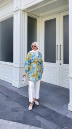 Ferida Gömlek - Mavi - Görsel 6