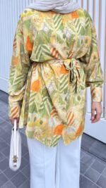 Ferida Gömlek - Yeşil - Görsel 2