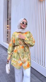 Ferida Gömlek - Yeşil - Görsel 5