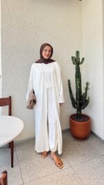 Lena Oyşo Takım - Beyaz - Görsel 5