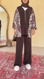 Yare Geçişli Takım - Kahverengi - Görsel 5