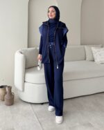 Tuşe Yelek Takım - Lacivert