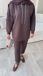 Gua Zincir Scuba Takım - Acı Kahve - Görsel 4