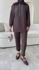 Gua Zincir Scuba Takım - Acı Kahve - Görsel 5