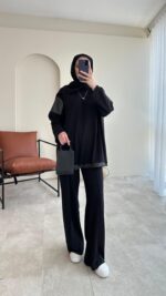 Aysu Oyşo Takım - Siyah - Görsel 5