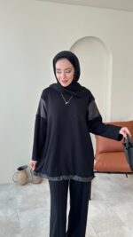 Aysu Oyşo Takım - Siyah - Görsel 7