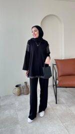 Aysu Oyşo Takım - Siyah - Görsel 8