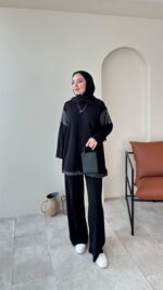 Aysu Oyşo Takım - Siyah - Görsel 9