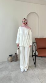 Aysu Oyşo Takım - Beyaz - Görsel 7