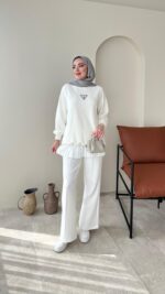 Muadil Sweat - Beyaz