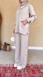 Lisa Oyşo Takım - Bej - Görsel 8