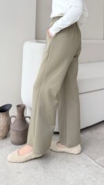 Uzun Scuba Çimalı Pantalon - Yeşil - Görsel 3