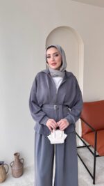 Zerda Kemerli Premium Oyşo Takım - Antrasit - Görsel 2