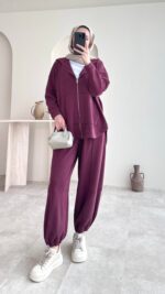 Herme Salaş Oyşo Takım - Mürdüm - Görsel 7