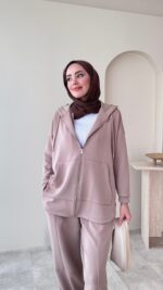 Herme Salaş Oyşo Takım - Bej - Görsel 7