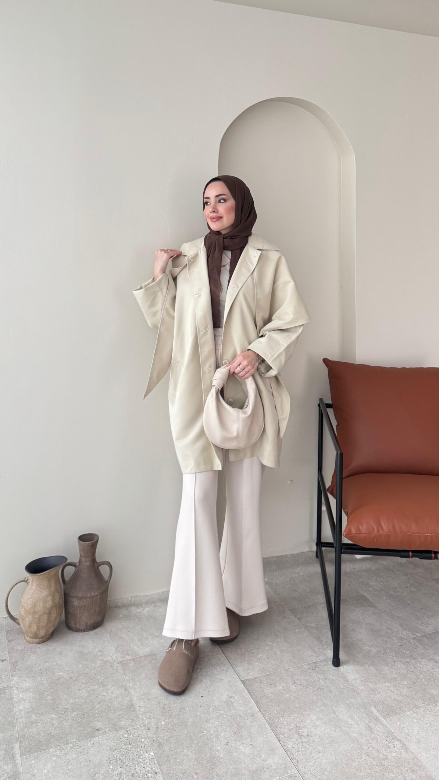 image_1950-1735.jpg Dinar Tasarım Trenç - Bej - Görsel 1