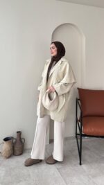 Dinar Tasarım Trenç - Bej - Görsel 2