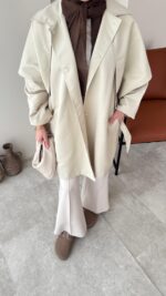 Dinar Tasarım Trenç - Bej - Görsel 4