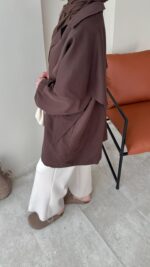 Dinar Tasarım Trenç - Kahverengi - Görsel 2