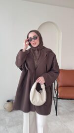 Dinar Tasarım Trenç - Kahverengi - Görsel 5