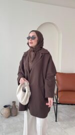 Dinar Tasarım Trenç - Kahverengi - Görsel 6