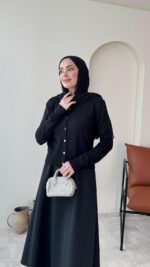 Viril Merserize Hırka - Siyah - Görsel 9