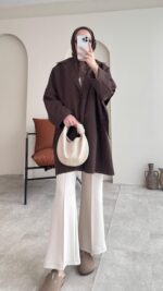 Dinar Tasarım Trenç - Kahverengi - Görsel 10