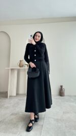 Esle Angora Hırka - Siyah - Görsel 3