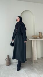 Besa Angora Hırka - Siyah - Görsel 2