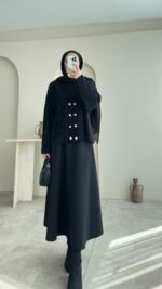 Besa Angora Hırka - Siyah - Görsel 4