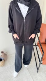 Pola Hırka - Siyah - Görsel 5