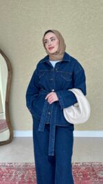 Dina Kot Takım - Lacivert - Görsel 3