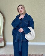 Dina Kot Takım - Lacivert - Görsel 4