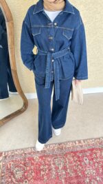 Dina Kot Takım - Lacivert - Görsel 5