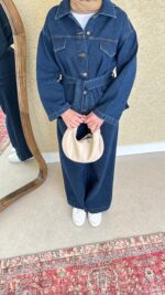 Dina Kot Takım - Lacivert - Görsel 6