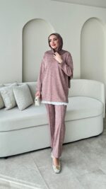 Kırlı Takım - Toz Pembe