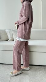 Kırlı Takım - Toz Pembe - Görsel 6