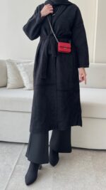 Demi Angora Hırka - Siyah - Görsel 5