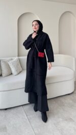 Demi Angora Hırka - Siyah - Görsel 8