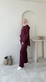 Bono Oyşo Takım - Bordo - Görsel 3